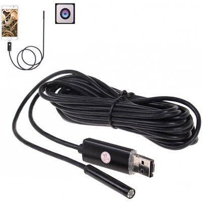Verk Endoskopická kamera USB OTG 5,5 mm 5m – Zboží Mobilmania