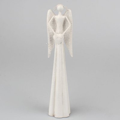 Kovový anděl se srdcem – Hledejceny.cz