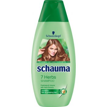 Schauma 7 bylin šampon pro normální a mastné vlasy 250 ml