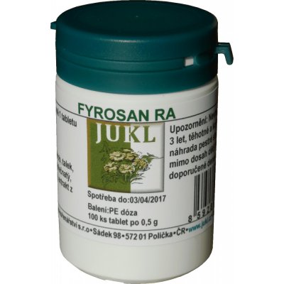 Jukl Fyrosan RA 100 tablet