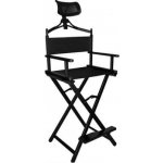 Beautylushh 9957 Hliníková skládací kosmetická židle černá – Sleviste.cz