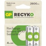GP AA ReCyko 2600 mAh 4 ks 1032224260 – Zboží Živě