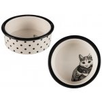 Zentangle keramická miska pro kočky 0,3 l/12 cm – Zboží Dáma