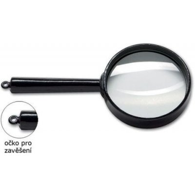 Lupa CONCORDE, O 80mm, plastová obruba – Sleviste.cz