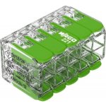 WAGO Svorka 221-430 Páčková spojovací pro všechny druhy vodičů max. 4 mm² transparentní 221-430 – Hledejceny.cz