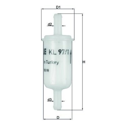 Palivový filtr MAHLE KL 97/1 OF – Hledejceny.cz