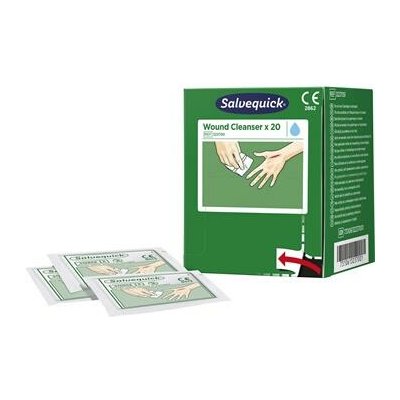 SALVEQUICK čisticí prostředek na rány 20 ubrousků 11 x 12 cm – Zboží Dáma