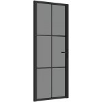 zahrada-XL ESG sklo a hliník 83 x 201,5 cm černé – Zboží Mobilmania