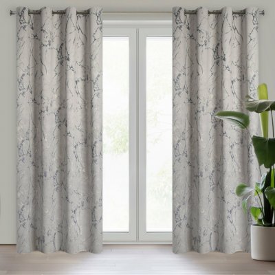 EUROFIRANY ZATEMŇOVACÍ ZÁVĚS NA KROUŽCÍCH WERA 140X250 CM BÉŽOVÁ – Hledejceny.cz