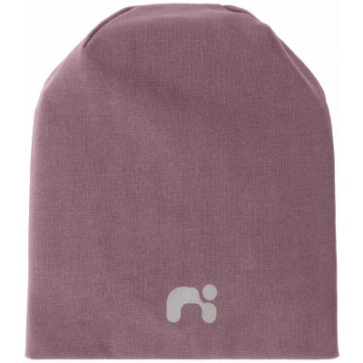 čepice Name It Moppy beanie s reflexním logem grape shake – Sleviste.cz