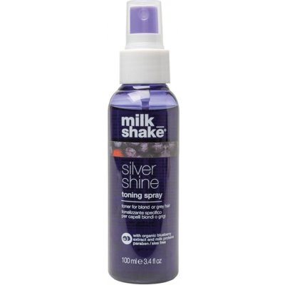 Milk Shake Silver Shine Toning Spray tónovací sprej pro blond a šedivé vlasy 100 ml – Zbozi.Blesk.cz