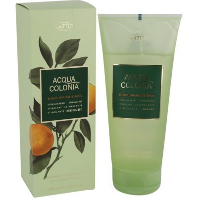 4711 Acqua Colonia Blood Orange & Basil sprchový gel unisex 200 ml – Zboží Dáma