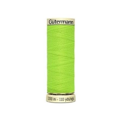 Nit PES Gütermann reflexní - univerzální síla 100 (100m) barva 3853 - zelená reflexní – Zboží Dáma