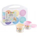 Primo Pastel Prstové barvy sada 6 x 100g, kelímky PP box – Zboží Dáma