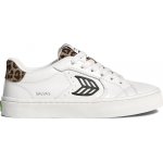Cariuma Salvas White Leather Black Logo Leopard Print Sneaker – Hledejceny.cz