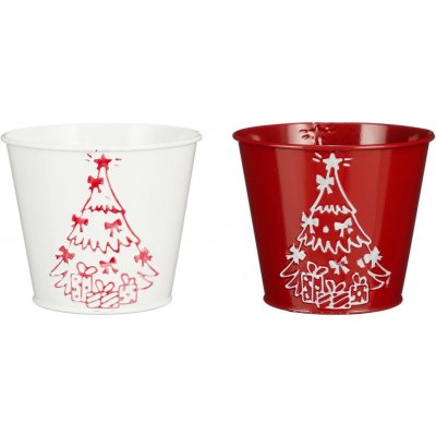 MICA Vánoční květináč Indica různé barvy pr. 12 x 10 cm, 1 ks – Hledejceny.cz