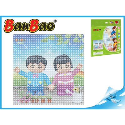 BanBao Young Ones základní deska 25,5x25,5cm transparentní – Zboží Mobilmania