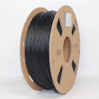 Gembird PLA, 1,75mm, 1kg, flexibilní, černá 3DP-PLA-FL-01-BK – Zboží Mobilmania