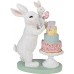 Clayre & Eef Dekorace králíčci zdobící dort vajíčkem - 21*10*27 cm – Hledejceny.cz