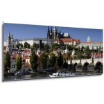 Skleněný obraz 1D panorama - 120 x 50 cm - prague castle pražský hrad – Hledejceny.cz