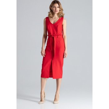 Figl šaty s mašlí M633 červená