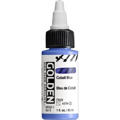 Golden Artist Colors High Flow akrylová barva cobalt blue 30 ml – Hledejceny.cz