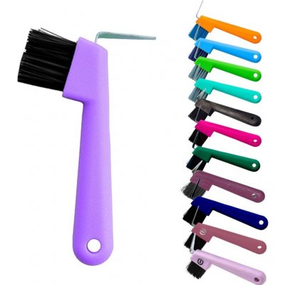 Imperial Riding Háček na kopyta s kartáčkem neon pink – Zboží Dáma