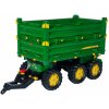 Příslušenství pro vozítko Rolly Toys Přívěs Multi Trailer 3 osý John Deere