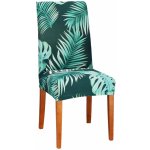 Potah na židli elastický, zelený tropical SPRINGOS SPANDEX – Zboží Dáma