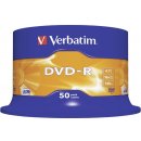 Verbatim DVD-R 4,7GB 16x, Advanced AZO, cakebox, 50ks (43548)