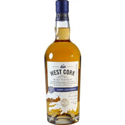 West Cork Single Malt Sherry Cask Finish 12y 43% 0,7 l (holá láhev) – Hledejceny.cz