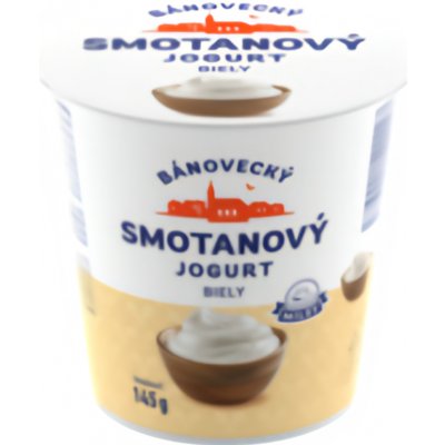 Milsy Bánovecký smetanový jogurt bílý 145 g – Zboží Dáma