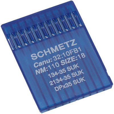 Strojové jehly pro průmyslové šicí stroje Schmetz 134-35 SUK 110 – Hledejceny.cz