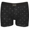 Boxerky, trenky, slipy, tanga John Frank Pánské boxerky JFBUC111 černé