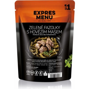 EXPRES MENU Zelené fazolky s hovězím masem 300 g