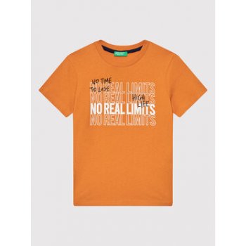 United Colors Of Benetton sada T-shirt a šortky 3096CK002 oranžová