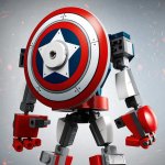 LEGO® Super Heroes 76168 Captain America v obrněném robotu – Zboží Živě