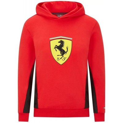Ferrari mikina Logo 2022 černo-červená – Zboží Mobilmania