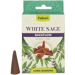 Tulasi White Sage backflow indické vonné františky 10 ks – Zbozi.Blesk.cz