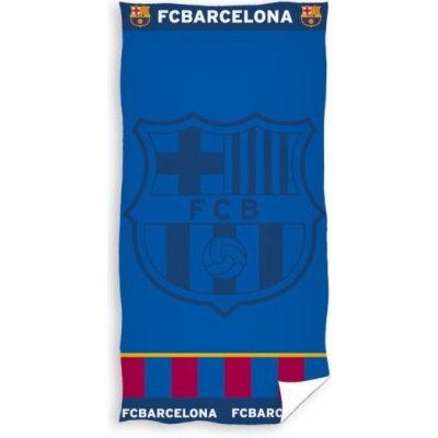 Carbotex osuška plážová 70 x 140 cm FC Barcelona blue