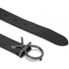 Pásek Calvin Klein dámský pásek Re-Lock Quilt Ck Logo belt K60K611102 Ck Black BEH