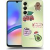 Pouzdro a kryt na mobilní telefon Samsung Picasee silikonové Samsung Galaxy A05s Christmas Stickers čiré