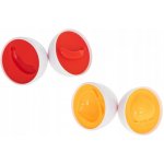 KIK KX5965 Dětská skládačka Vajíčka ovoce a zelenina 12 ks – Zboží Mobilmania