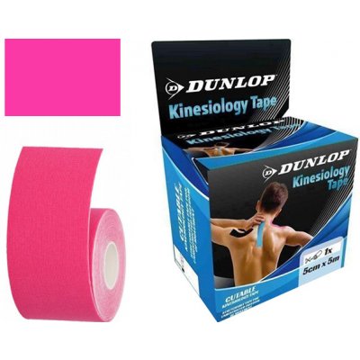 Dunlop Kinesio Tejpy sportovní páska růžová 5m x 5cm – Zboží Mobilmania