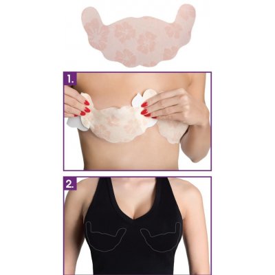 Julimex Náplasti PS-01 Push up Transparentní B – Zboží Dáma