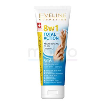 Eveline Cosmetics Hands & Nails 8v1 Total Action krém na ruce a nehty 75 ml