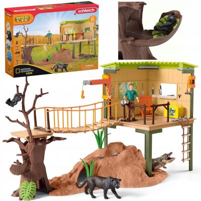 Schleich 42507 Dobrodružná stanice v džungli – Zbozi.Blesk.cz