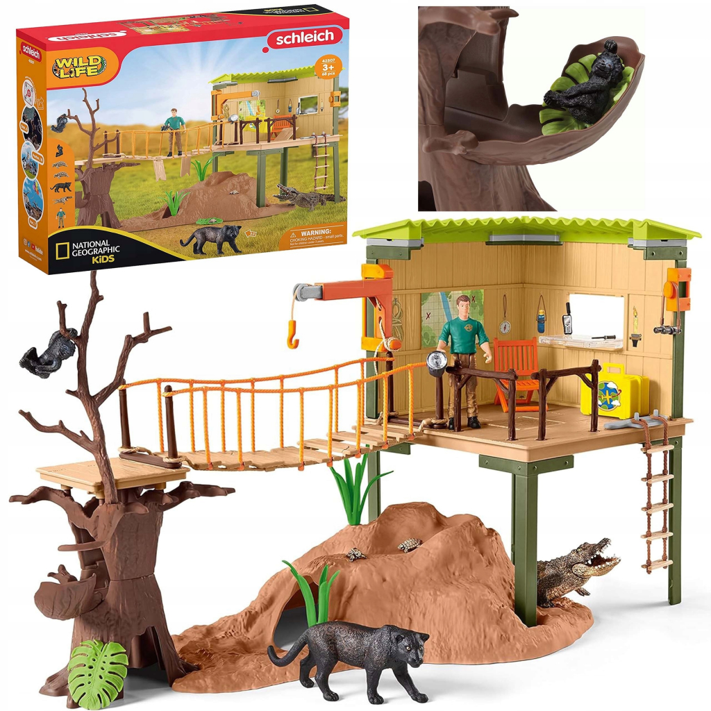 Schleich 42507 Dobrodružná stanice v džungli