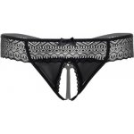 Daring Intimates Roxanne Crotchless String Black – Zboží Dáma