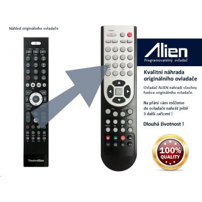 Dálkový ovladač Alien Technisat DIGIPAL ISIO HD – Hledejceny.cz